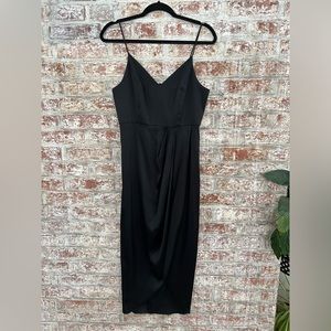 Express Satin Black Dress